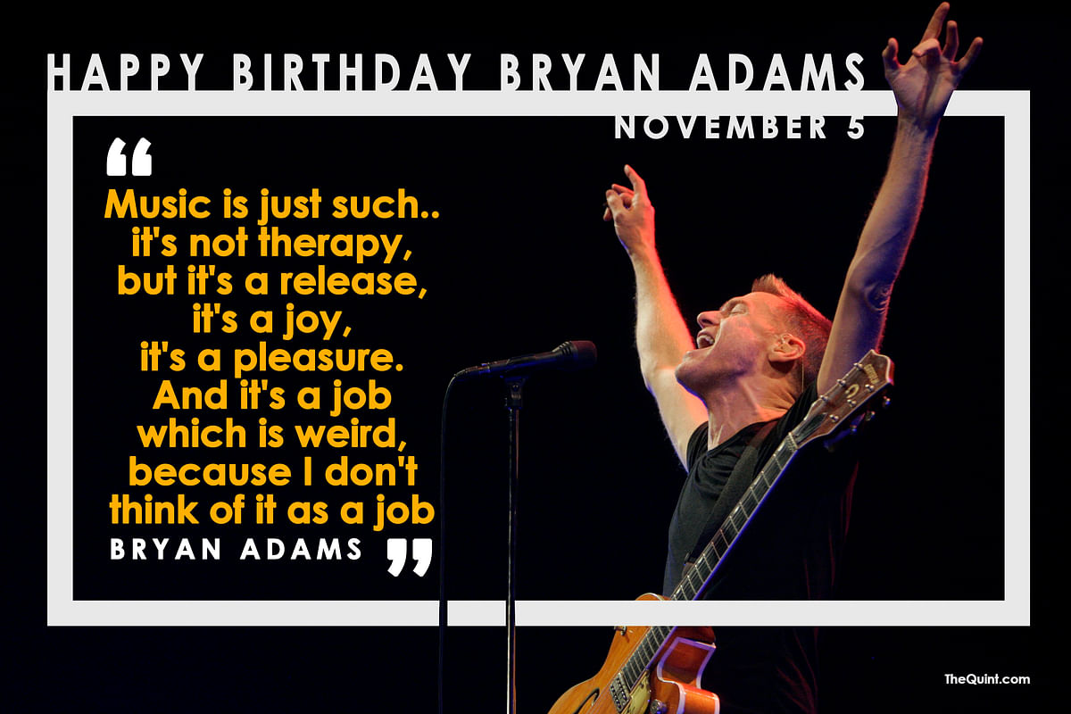 Celebrating Bryan Adams 59th Birthday